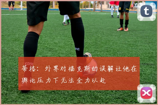 蒂格：外界对福克斯的误解让他在舆论压力下无法全力以赴